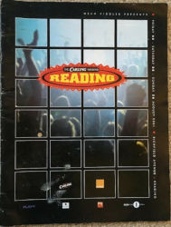 Gary Numan 2001 Reading Reading Festival Programme